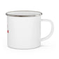 Rhode Island American Flag Enamel Camping Mug