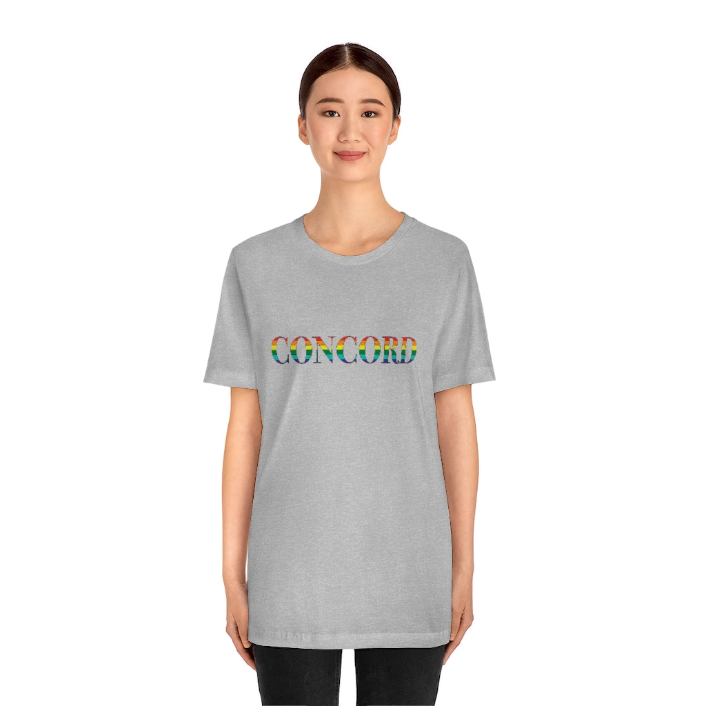 Concord Rainbow Unisex Jersey Short Sleeve Tee