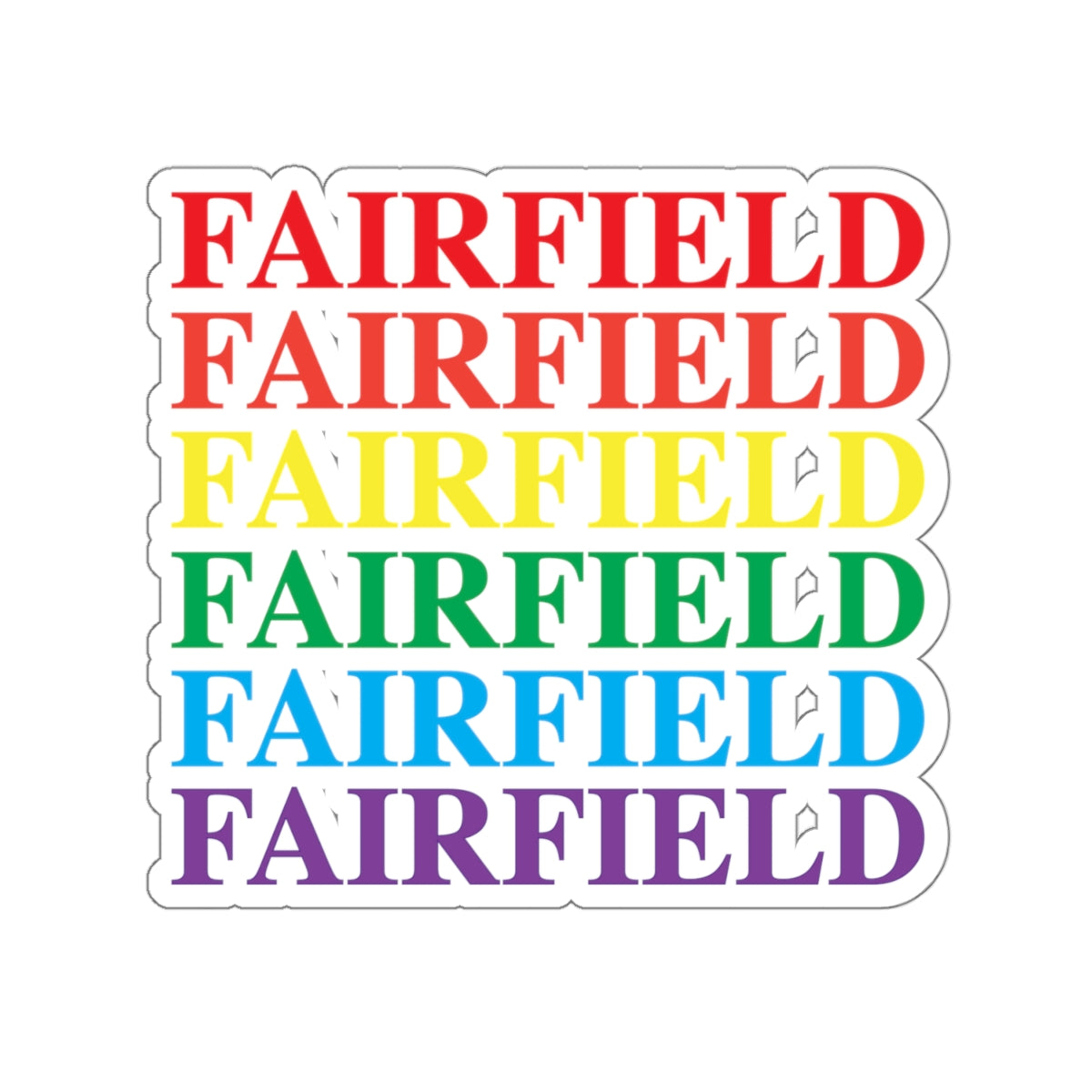 fairfield pride stickers