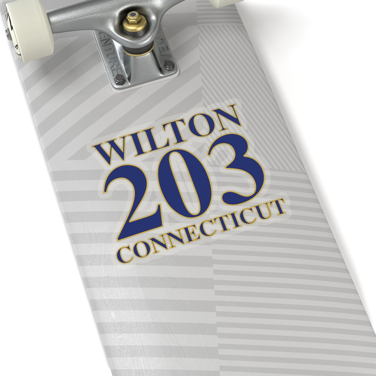 Wilton 203 Connecticut Kiss-Cut Stickers