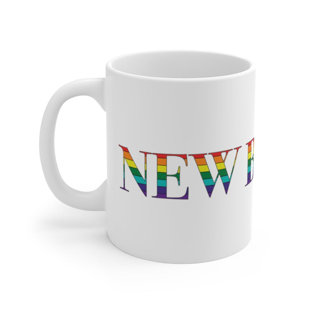 New Britain Rainbow White Ceramic Mug