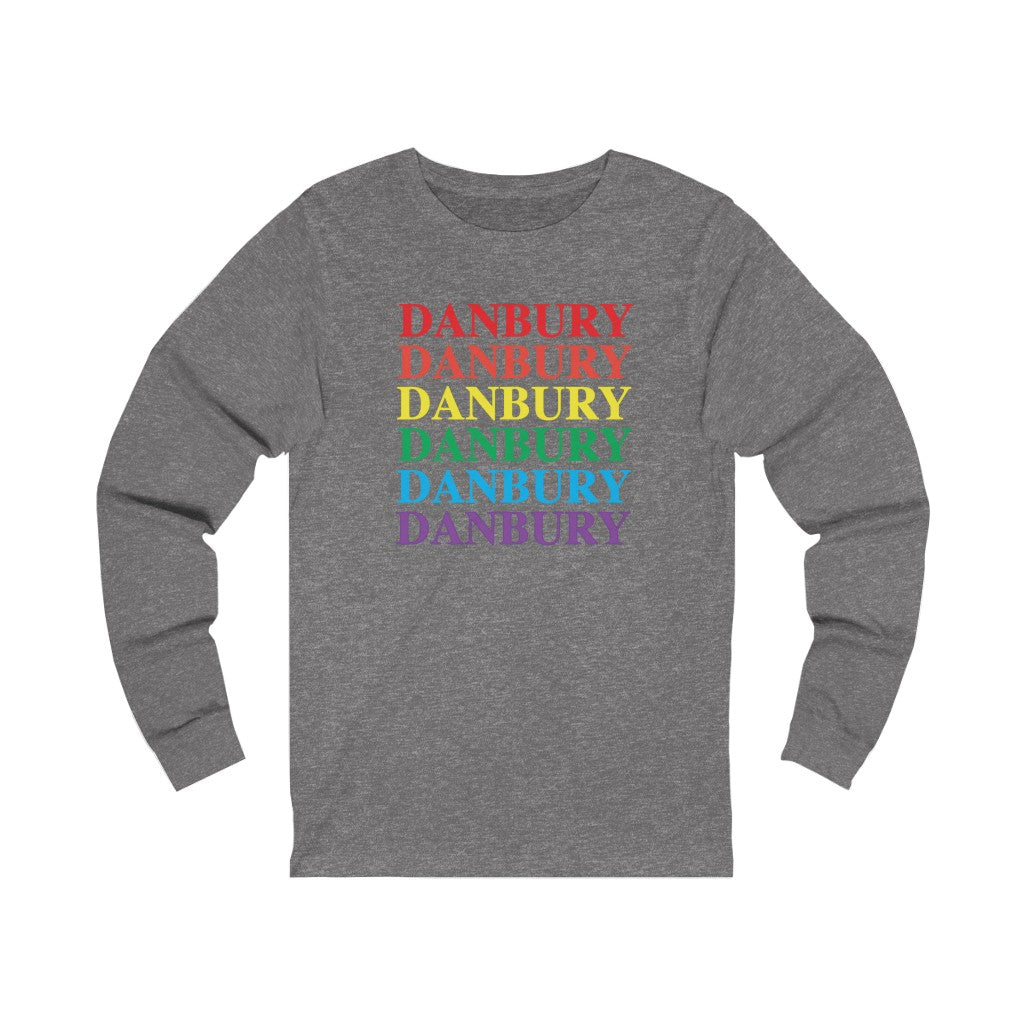 danbury connecticut pride long sleeve tee shirt