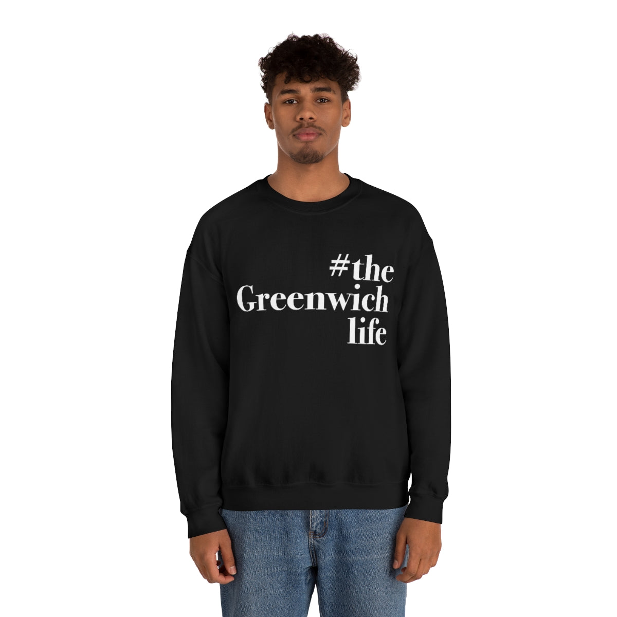 #thegreenwichlife Unisex Heavy Blend™ Crewneck Sweatshirt