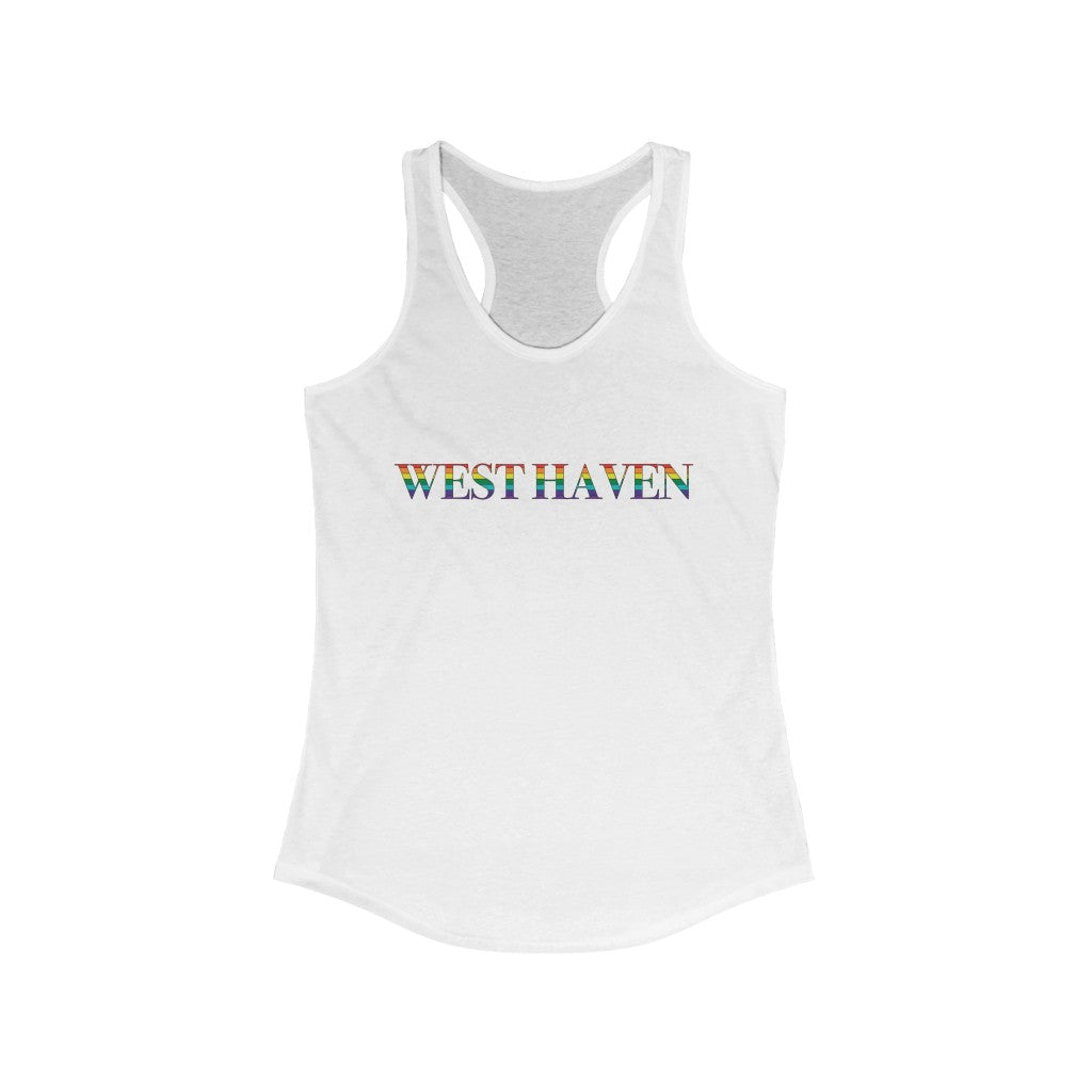 West haven connecticut pride womens tank top 