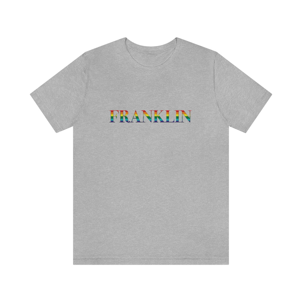 Franklin Rainbow Unisex Jersey Short Sleeve Tee