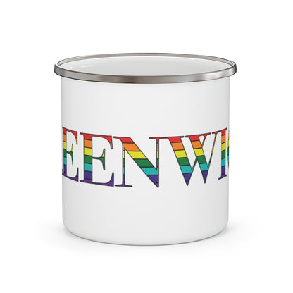 greenwich pride ct / connecticut camping mug