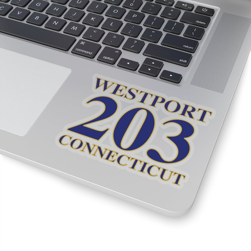 The 203 Westport Collection. Show off Westport and Connecticut at the same time. Colors were inspired by the Connecticut state flag. 