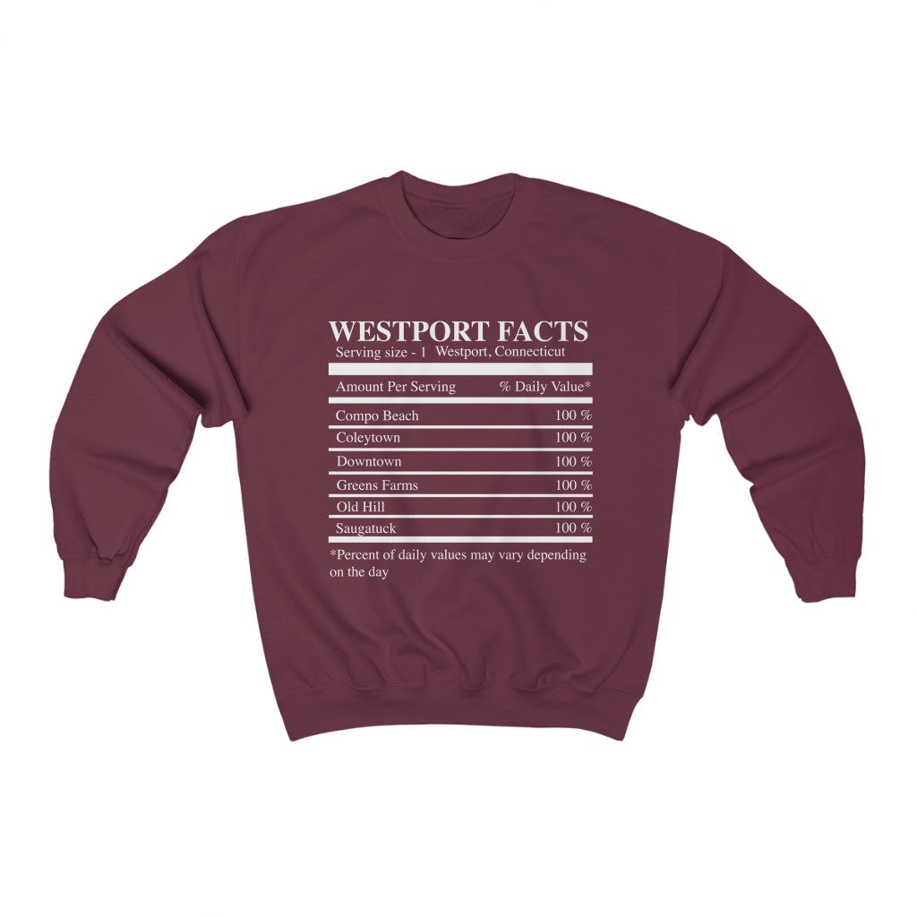 westport facts sweatshirt