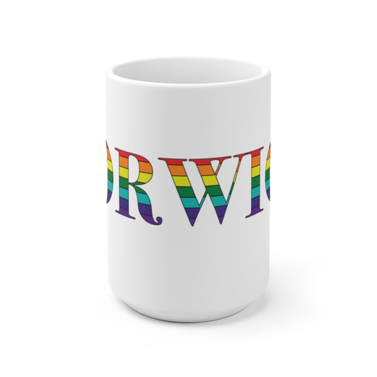 Norwich Rainbow White Ceramic Mug