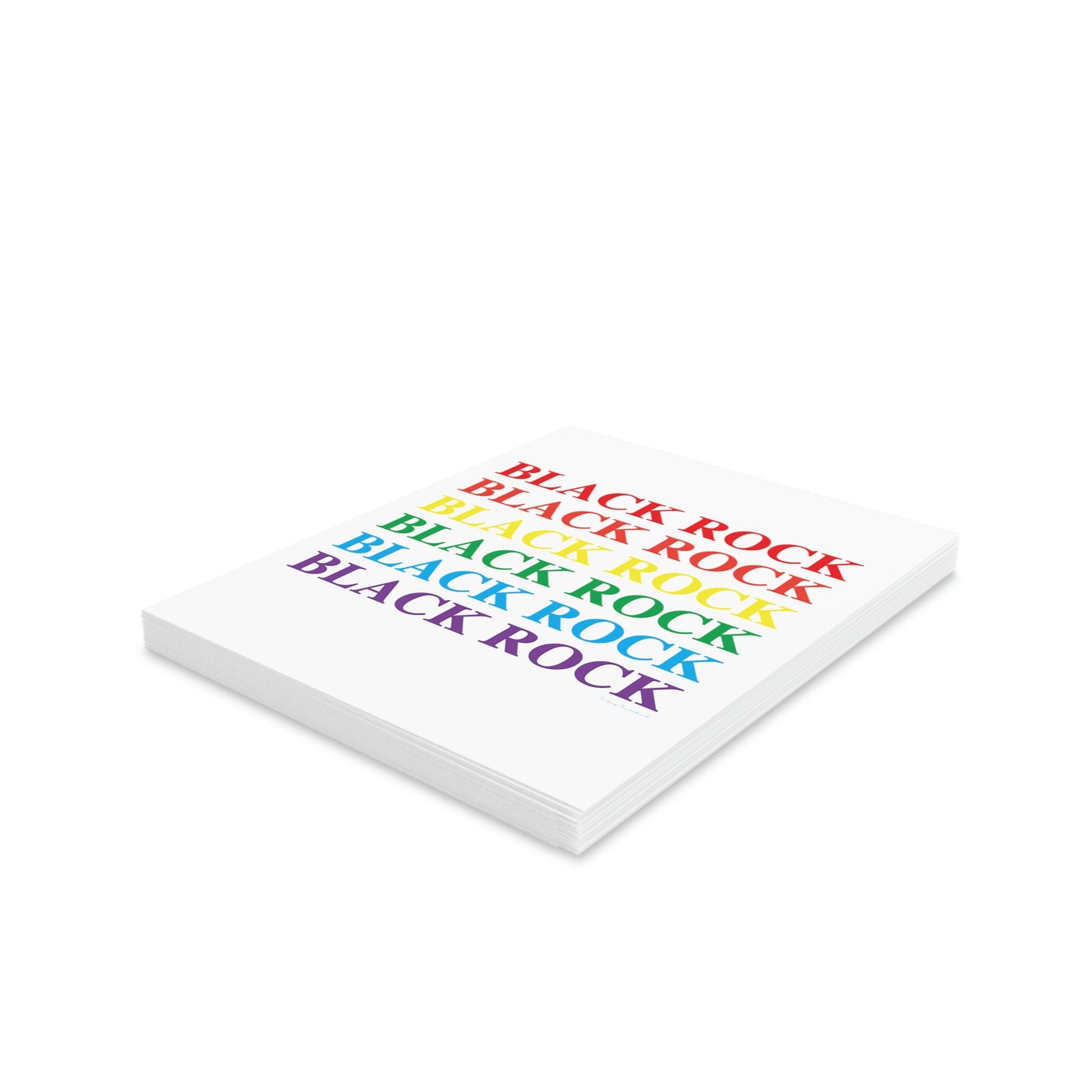 Black Rock Pride Greeting Cards (8, 16, and 24 pcs)