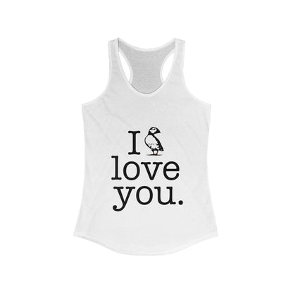 I puffin love you womens tank top shirt