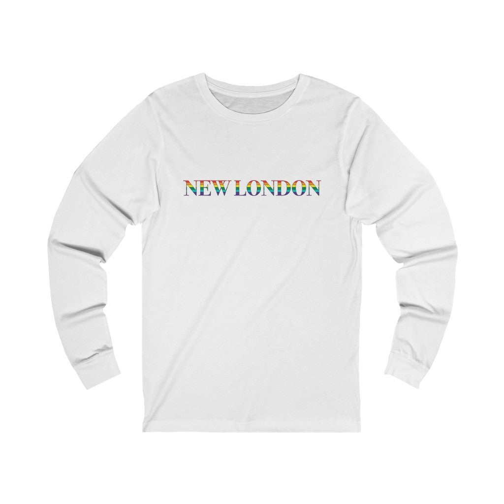 New London Rainbow Unisex Jersey Long Sleeve Tee