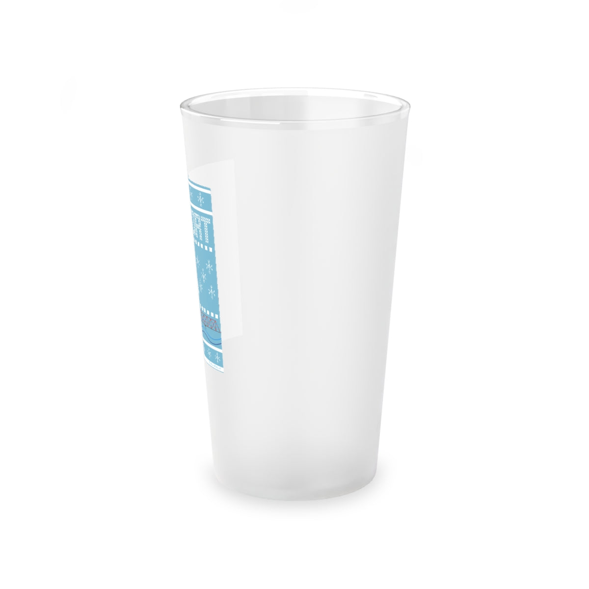 Westport Frosted Pint Glass, 16oz