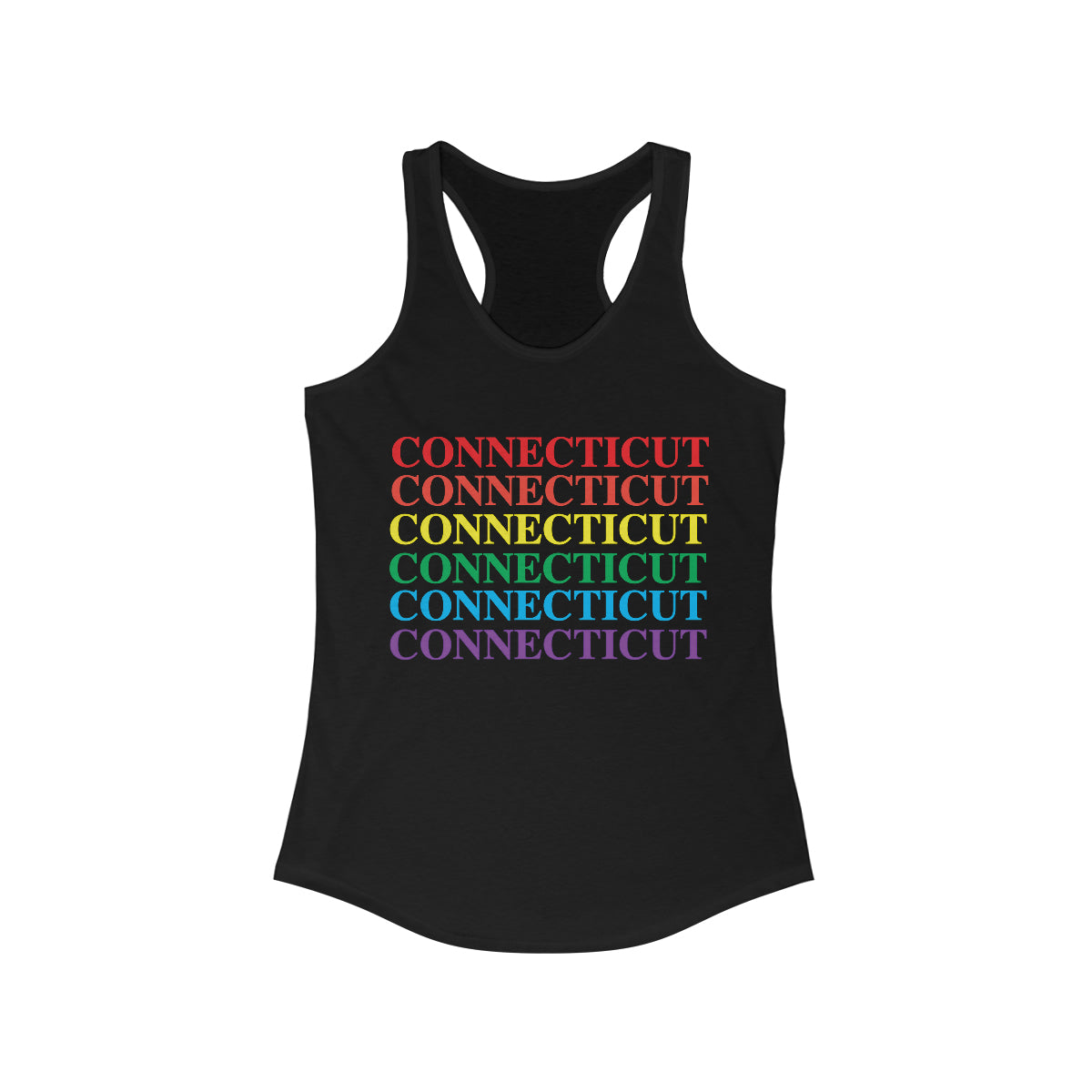 ct / connecticut womens tank top shirt 