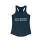 Just a kid from New Haven Women's Ideal Racerback Tank