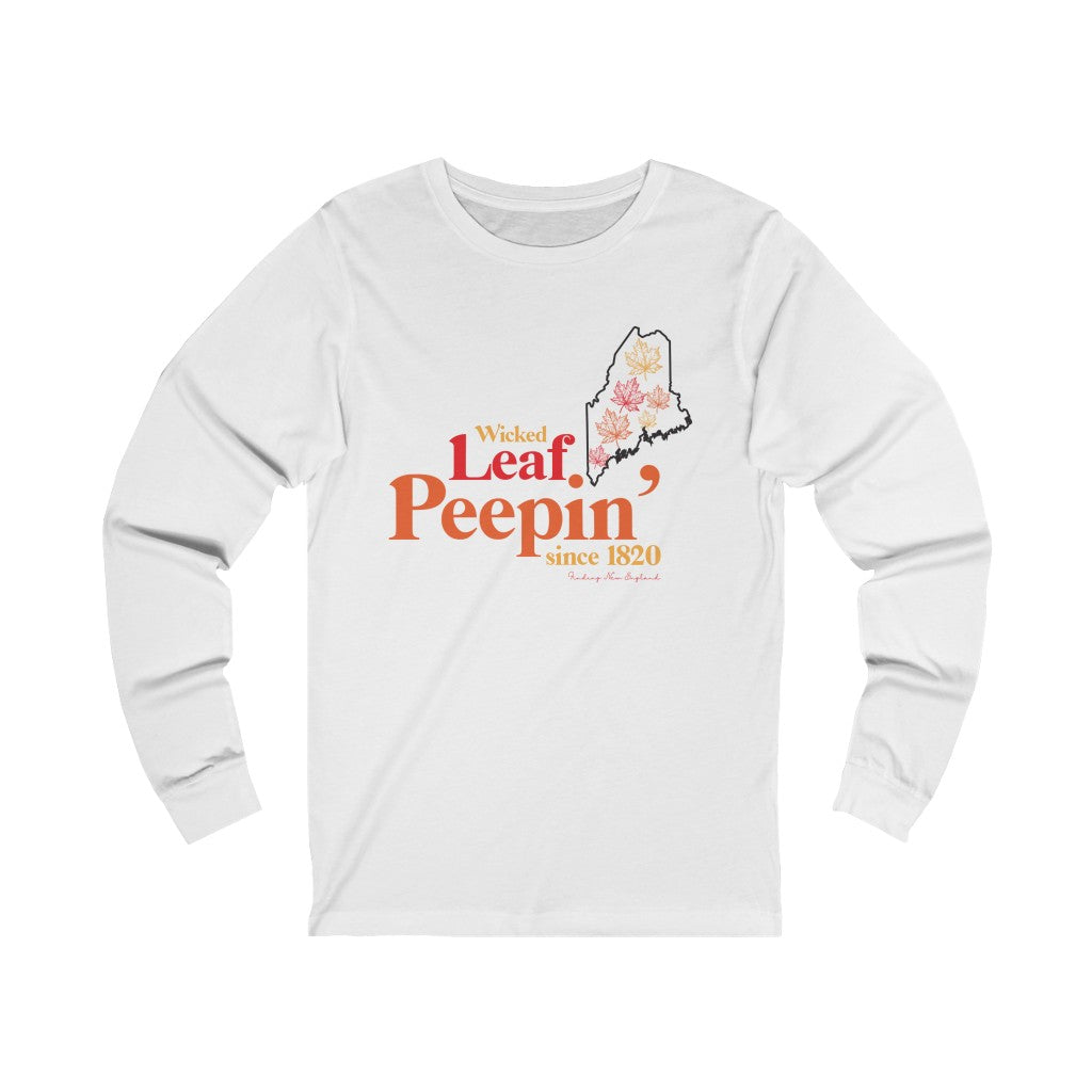 Wicked Leaf Peeper If you ask a local about leaf peeping, they would most likely say “Leaf peeping is wicked cool!” This collection brings out the uniqueness of fall in Maine. Free USA shipping on all items 