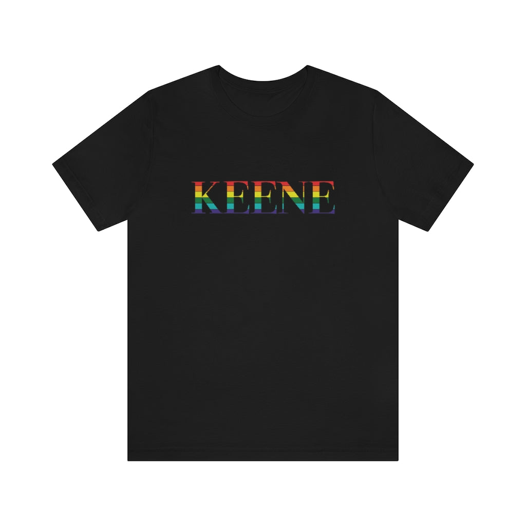 Keene Rainbow Unisex Jersey Short Sleeve Tee