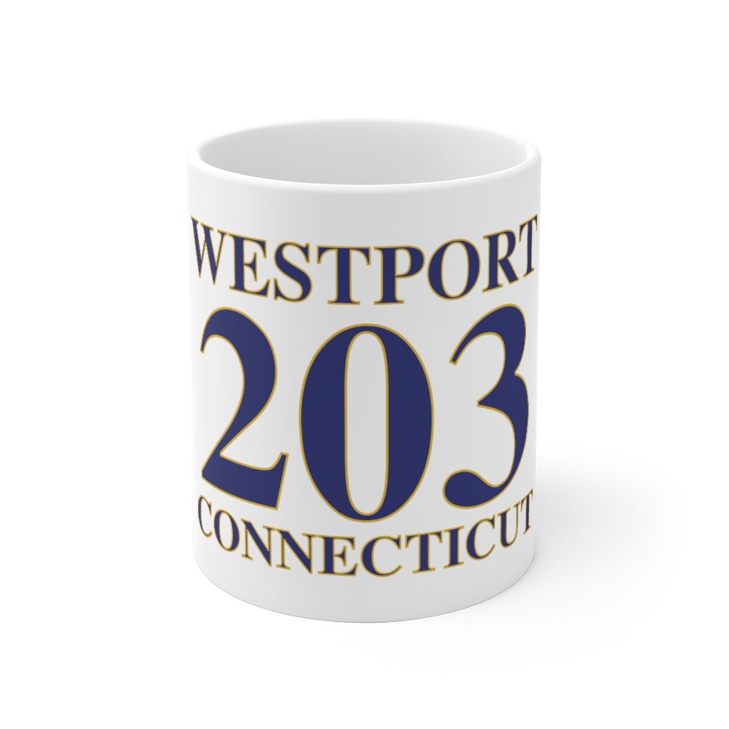 The 203 Westport Collection. Show off Westport and Connecticut at the same time. Colors were inspired by the Connecticut state flag. 