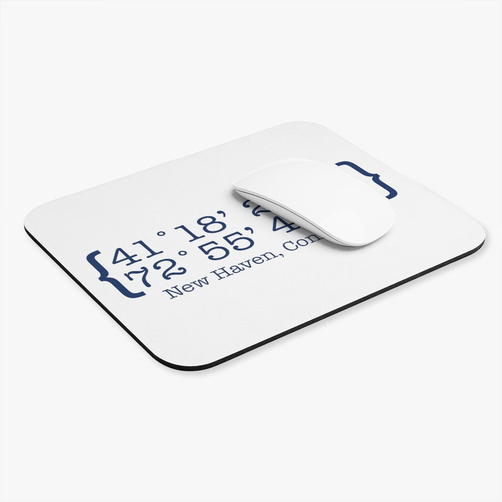 New Haven Coordinates Mouse Pad