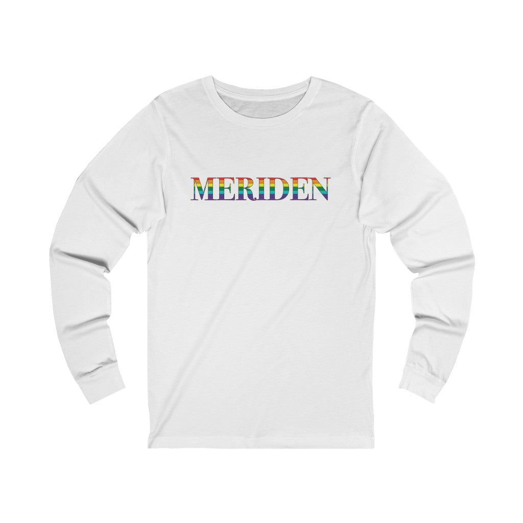 Meriden Rainbow Unisex Jersey Long Sleeve Tee