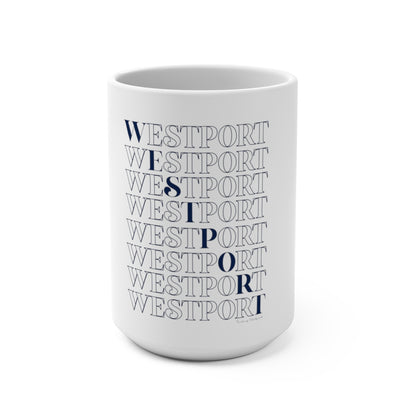 westport on repeat mug