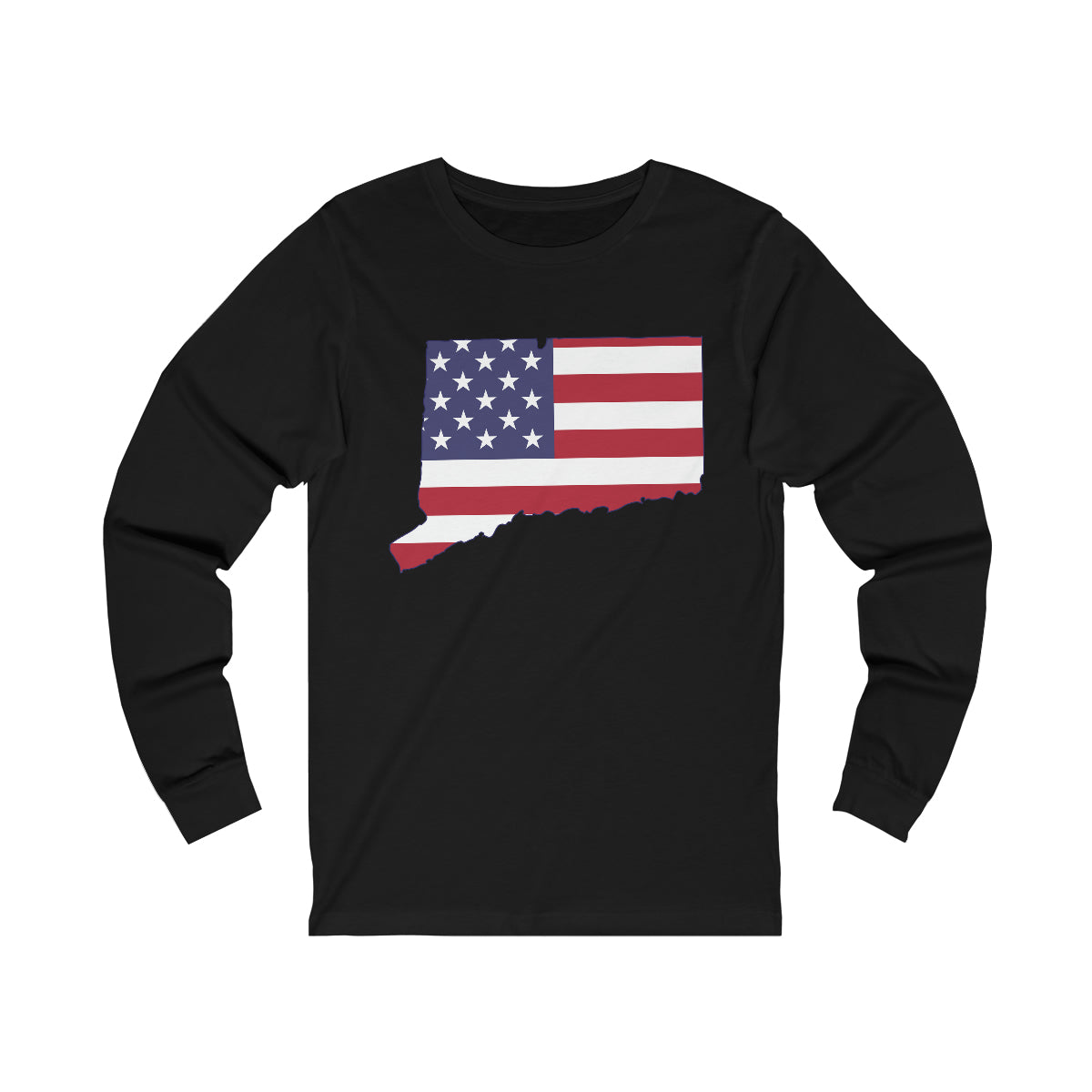 ct / connecticut american flag tee shirt 