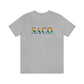 Saco Rainbow Unisex Jersey Short Sleeve Tee