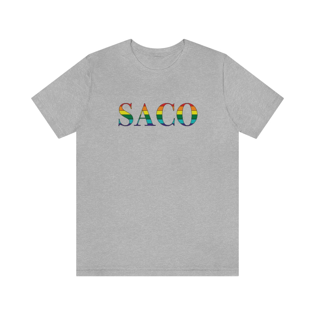 Saco Rainbow Unisex Jersey Short Sleeve Tee