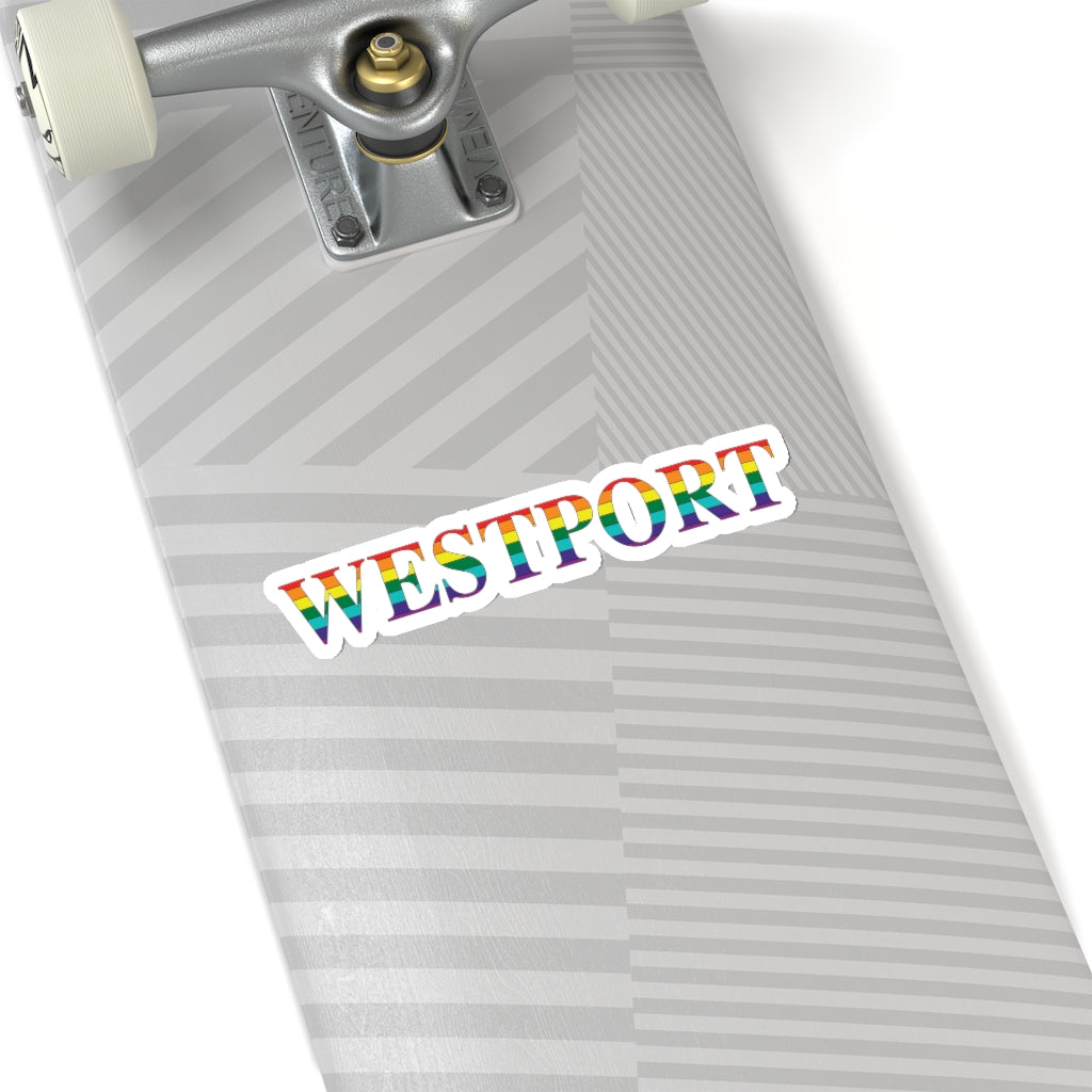 Westport Rainbow Kiss-Cut Stickers