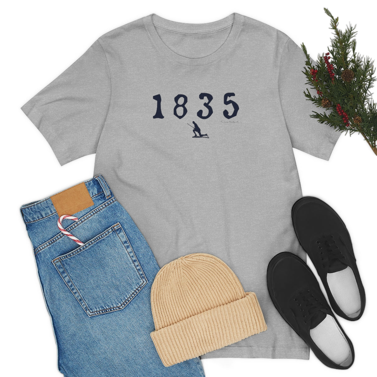 1835 Westport Unisex Jersey Short Sleeve Tee