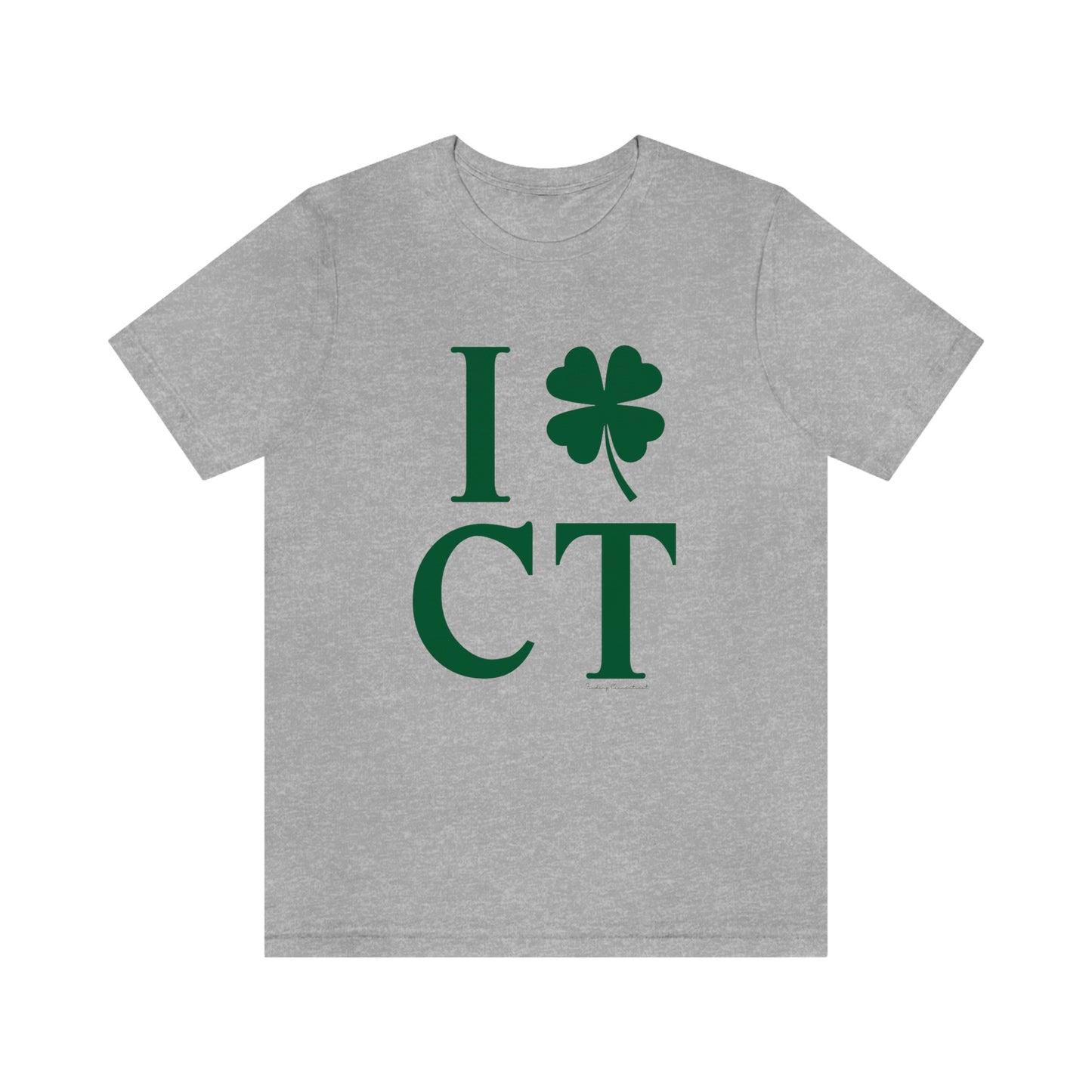 Connecticut st. patricks day shirt, i clover ct 