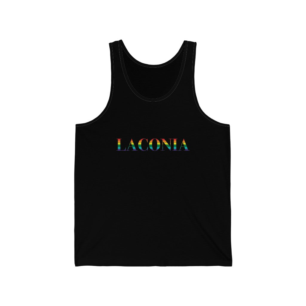 Laconia Rainbow Unisex Jersey Tank