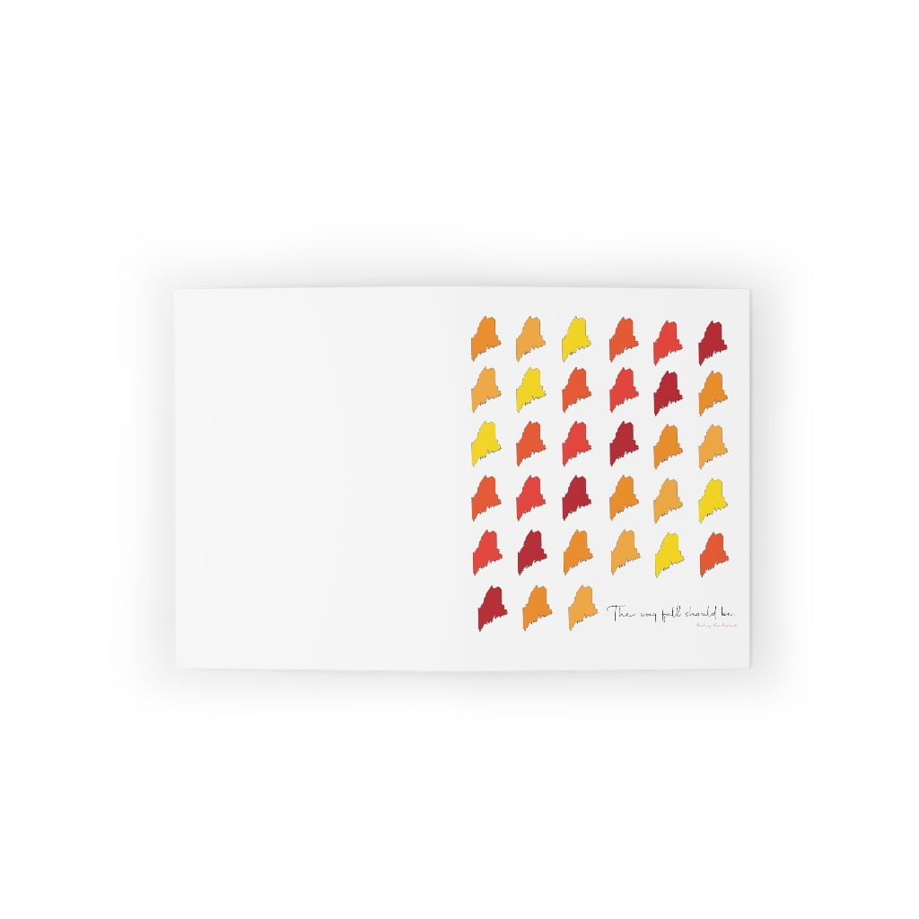 The Way Fall Should Be  Greeting cards (8, 16, and 24 pcs)