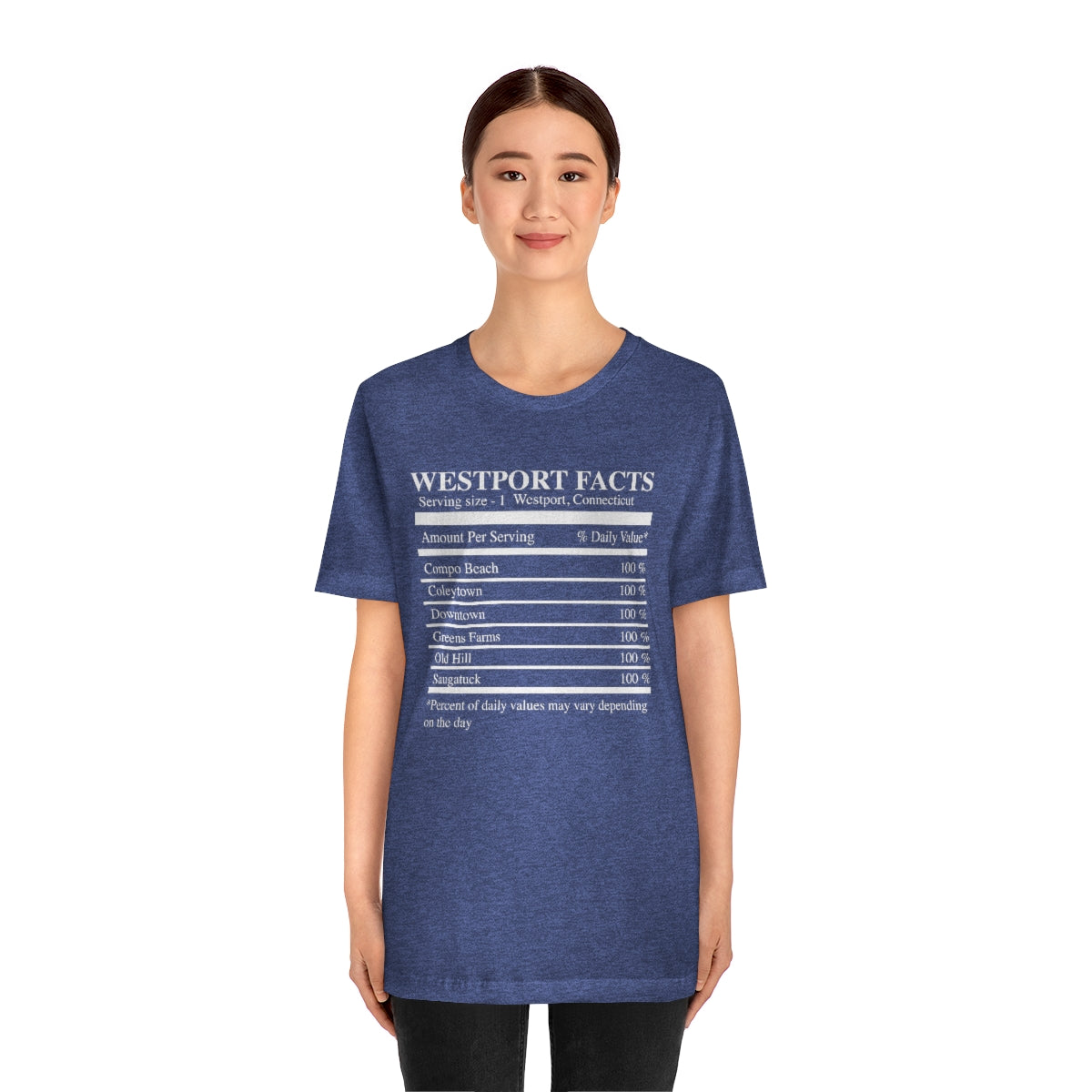 Westport Facts Unisex Jersey Short Sleeve Tee