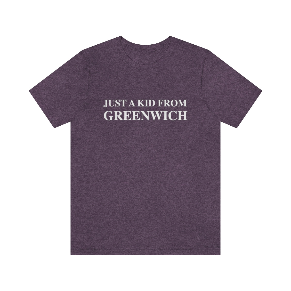 just a kid from greenwich ct / connecticut tee shirt 