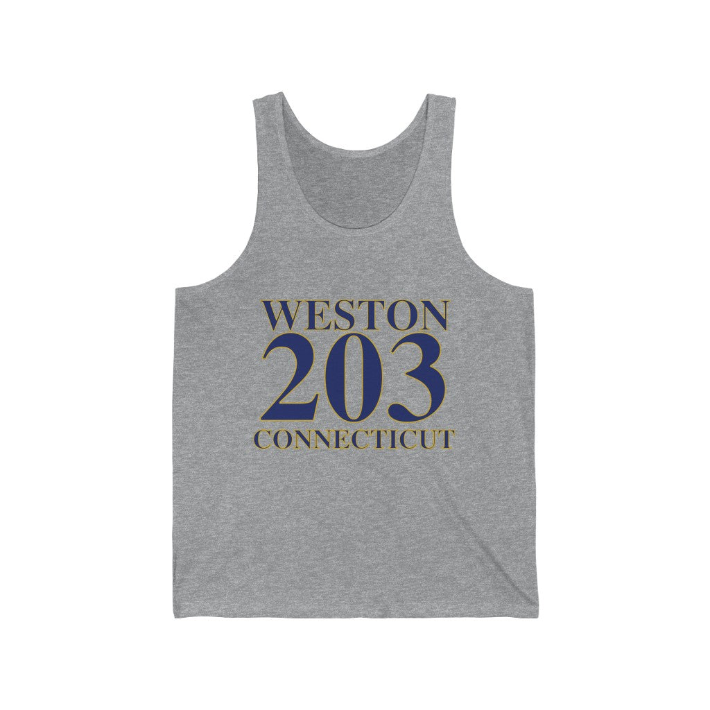 Weston 203 Connecticut Unisex Jersey Tank