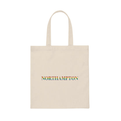 Northampton Rainbow Canvas Tote Bag