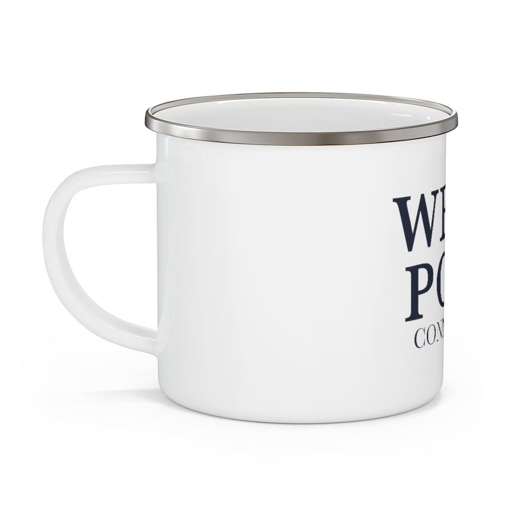  Westport Connecticut  Enamel Camping Mug