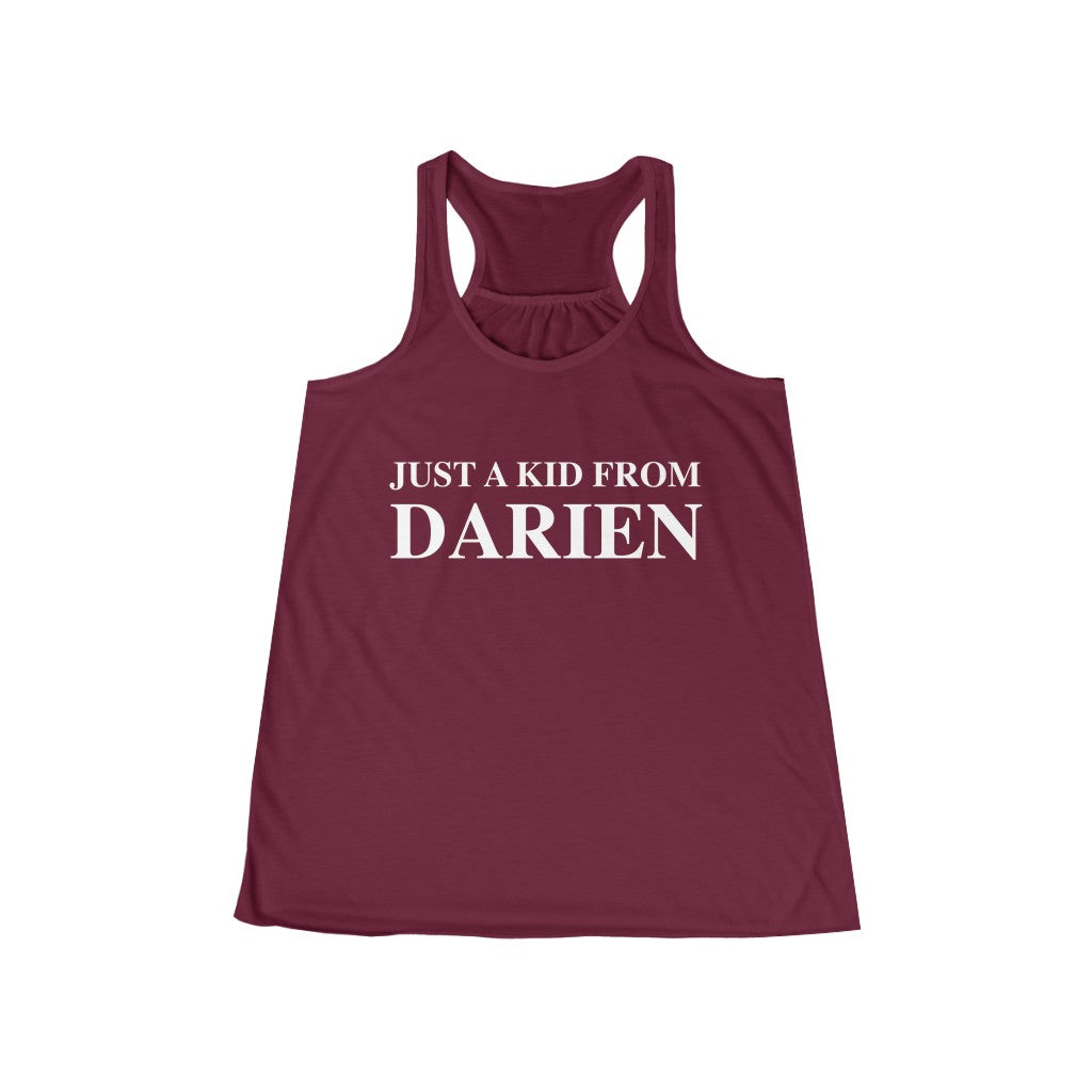 just a kid from darien ct womens tank top 