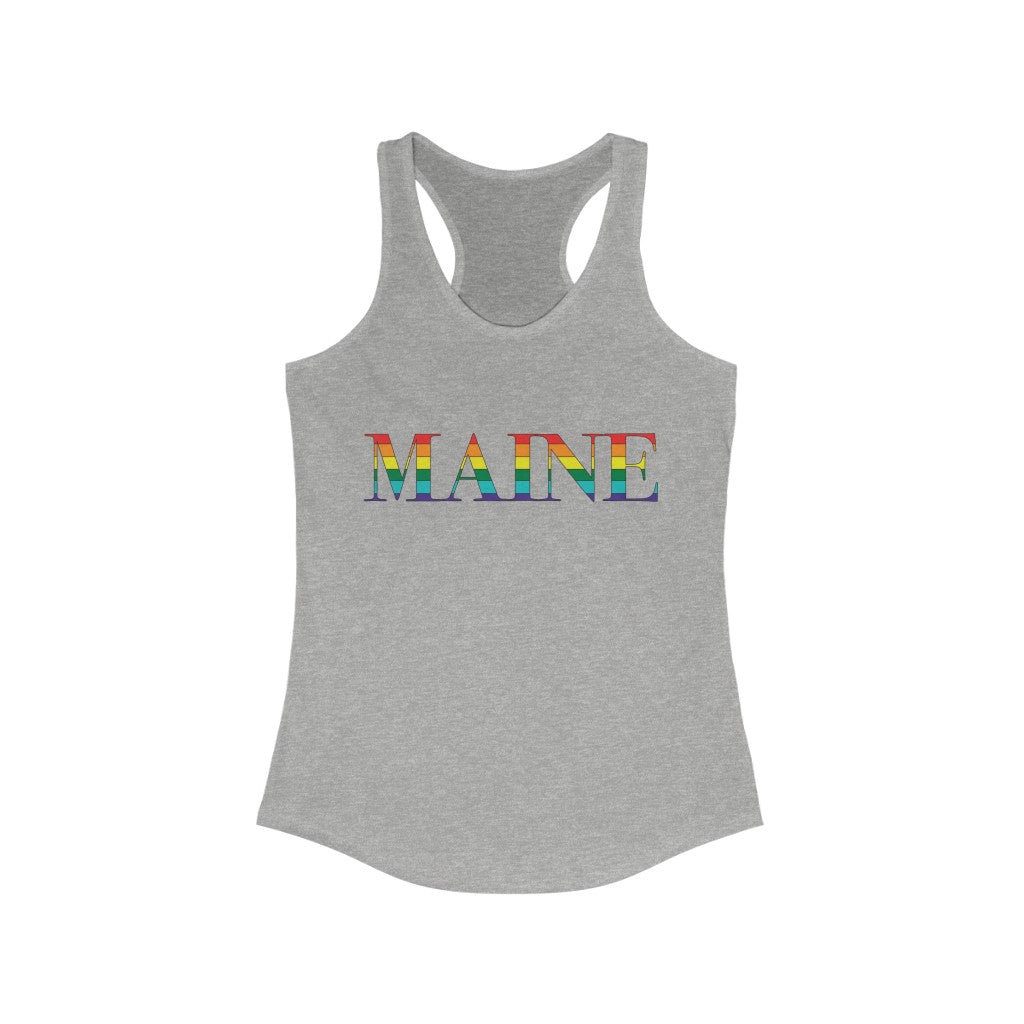 Maine Pride Women's Ideal Racerback Tank