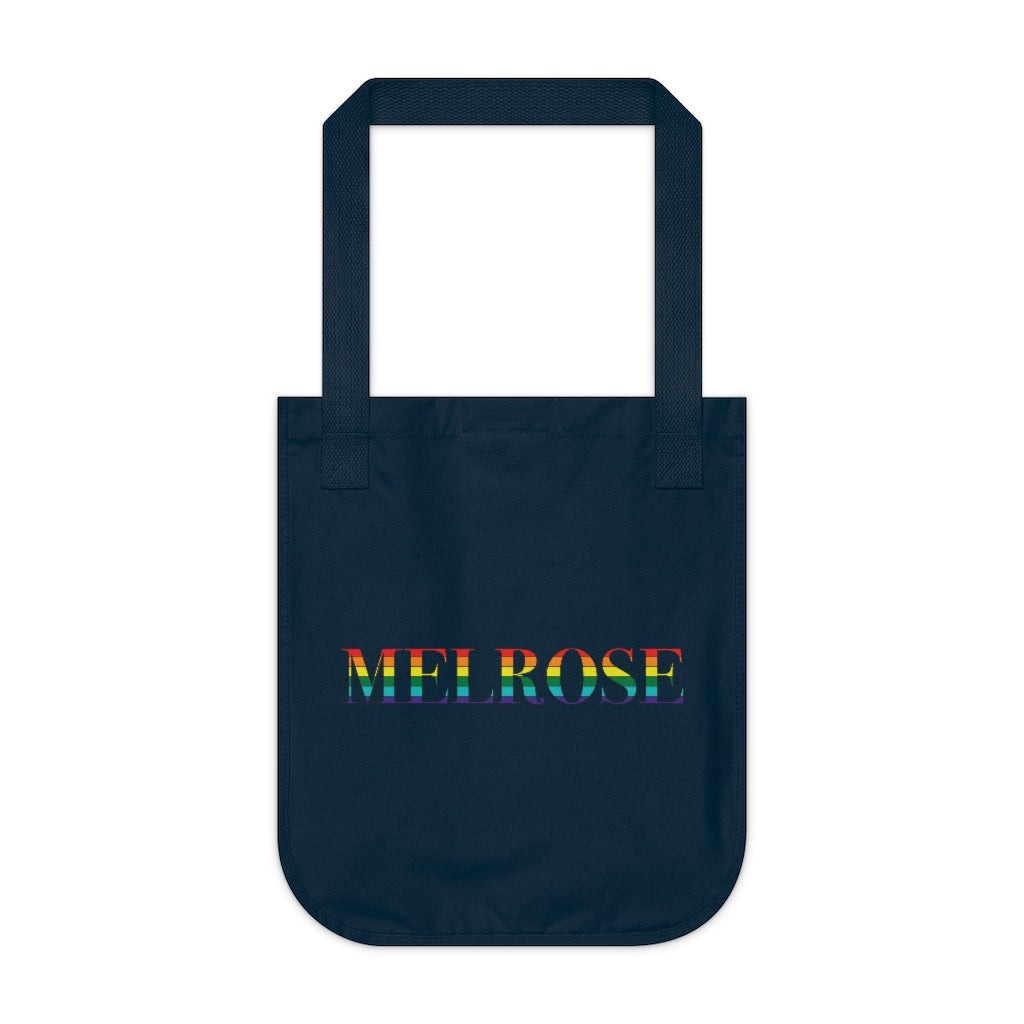 Melrose Rainbow Organic Canvas Tote Bag