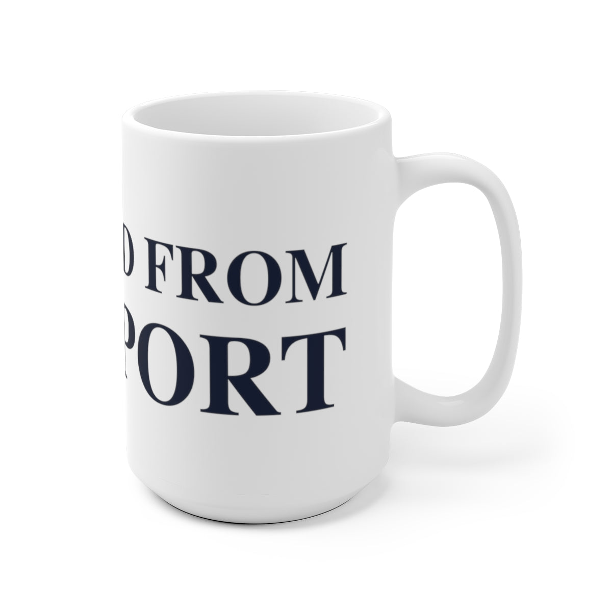 Just a kid from Westport White Ceramic Mug