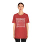 Westport Facts Unisex Jersey Short Sleeve Tee