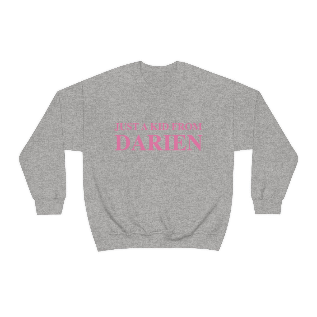 Just a kid from Darien Unisex Heavy Blend™ Crewneck Sweatshirt