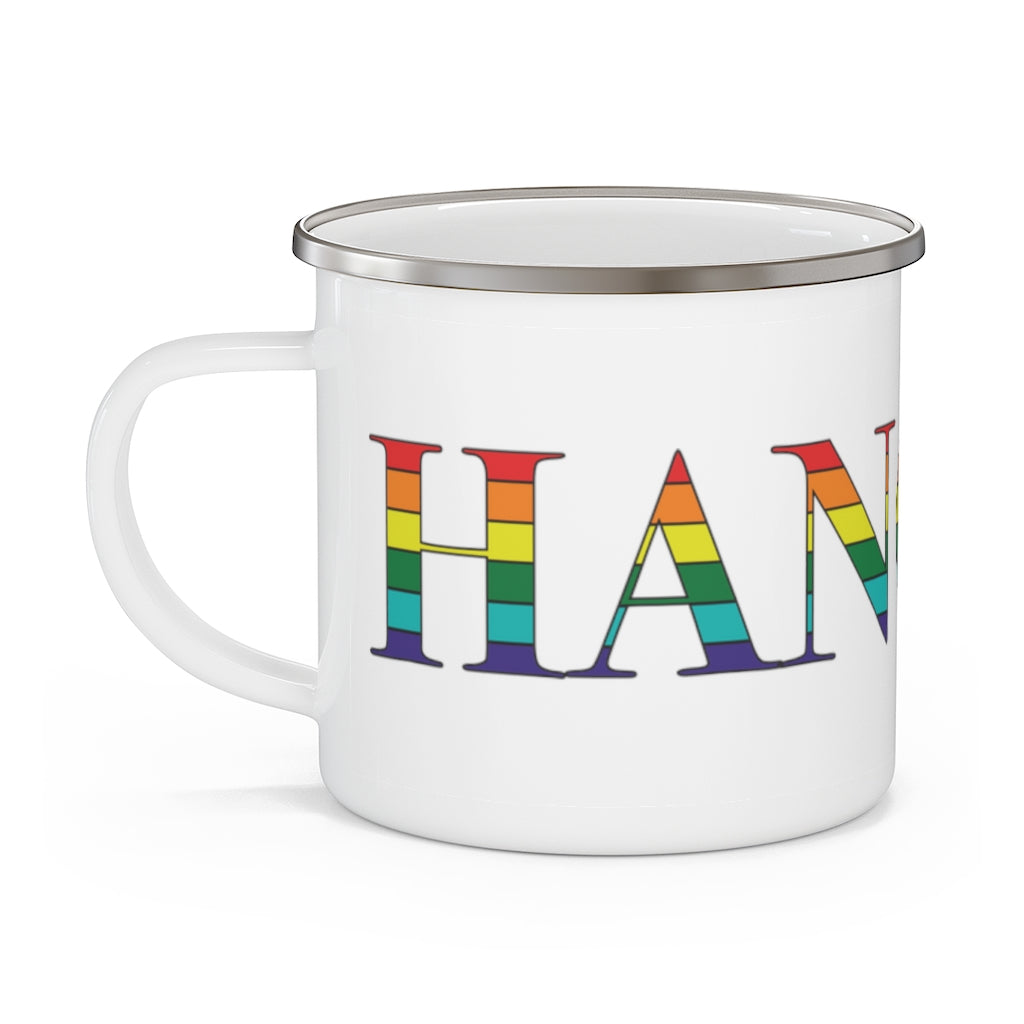 Hanover Rainbow Enamel Camping Mug