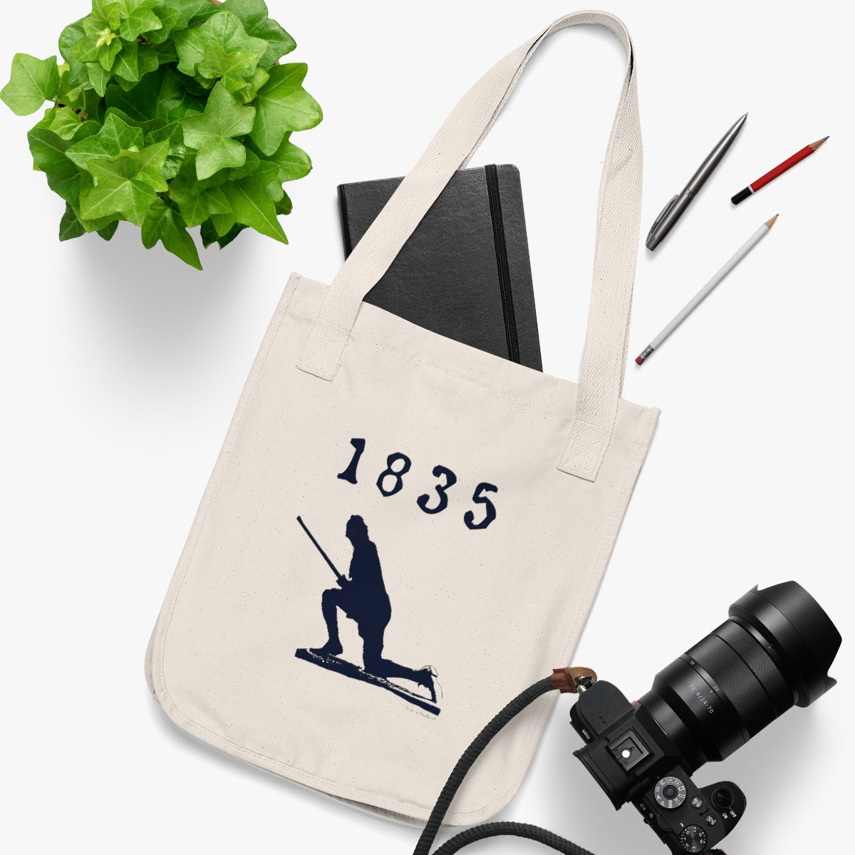 1835 Westport - Large Minuteman Organic Canvas Tote Bag