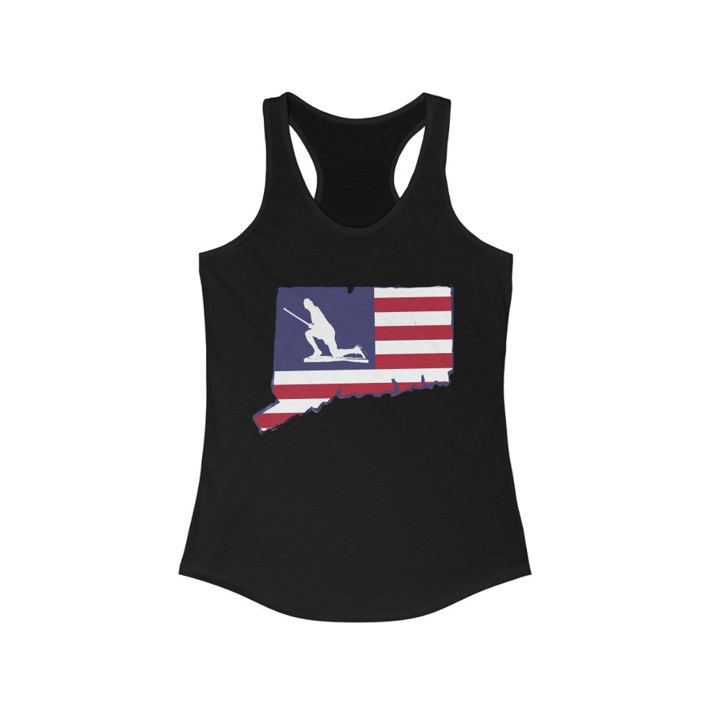 minteuman flag westport connecticut womens tank top shirt