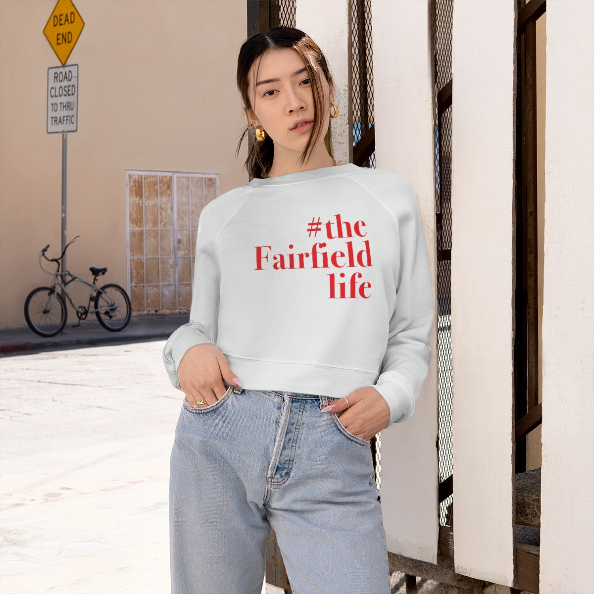 fairfield ct / connecticut women's sweatshirt