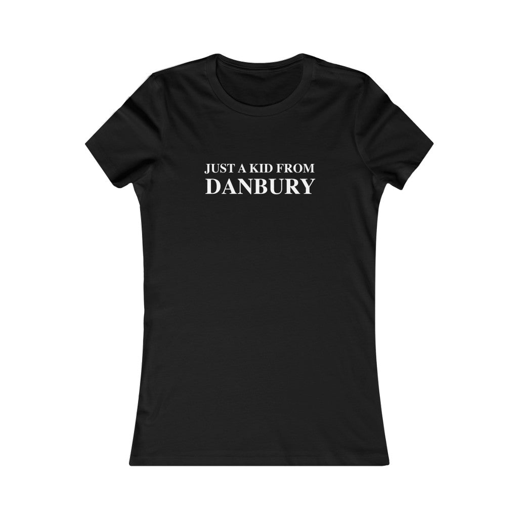 just a kid from danbury ct womens shirt