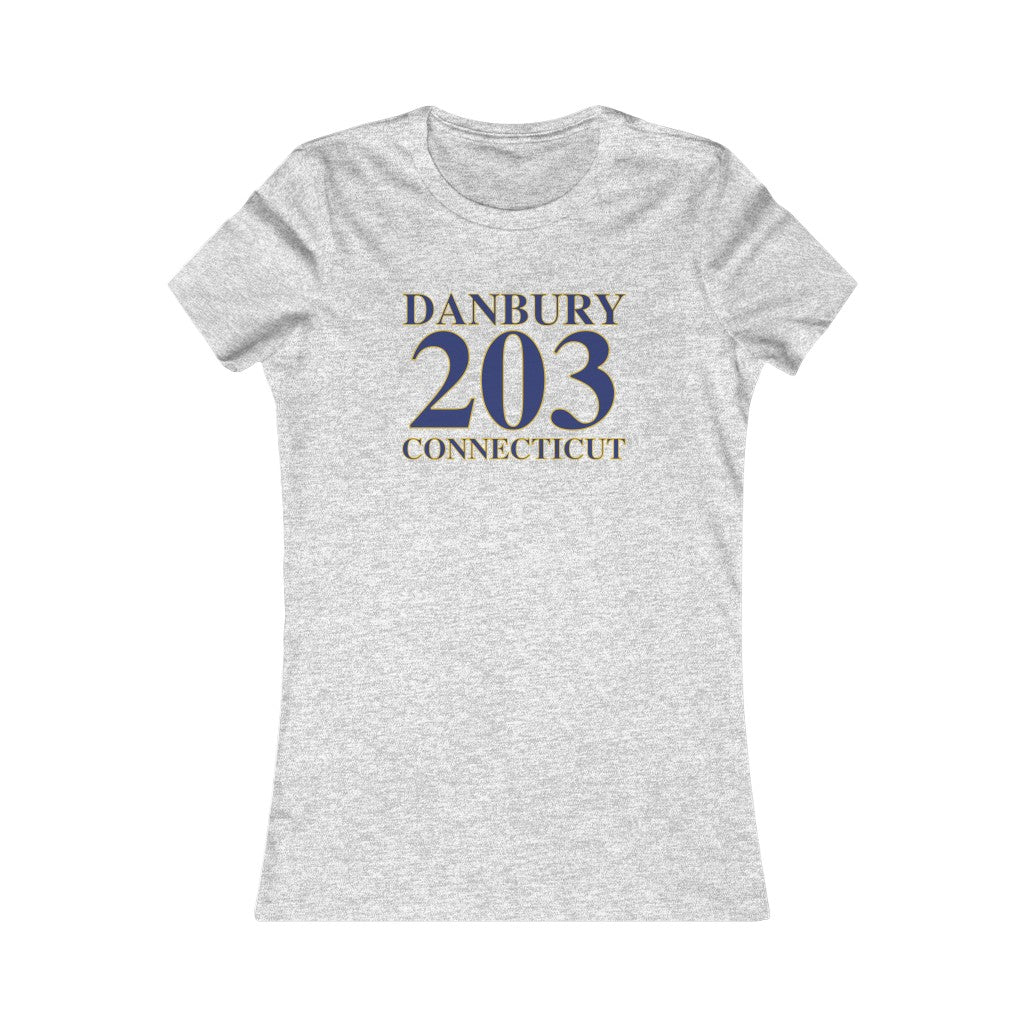 Danbury 203 connecticut womens tee shirt